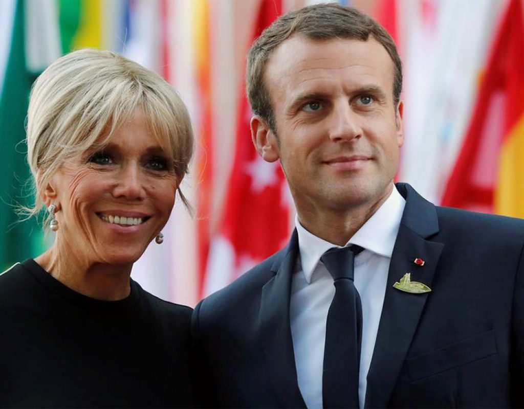 70937816_FILE-PHOTOFrench-President-Emmanuel-Macron-and-hiw-wife-Brigitte-Macron-are-seen-Jul