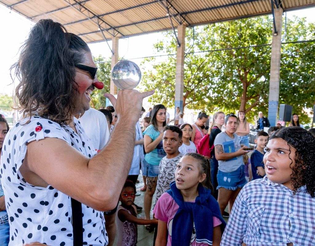 Atividades cirsences foram a principal atração para a crinçada durante o último Pira nos Bairros