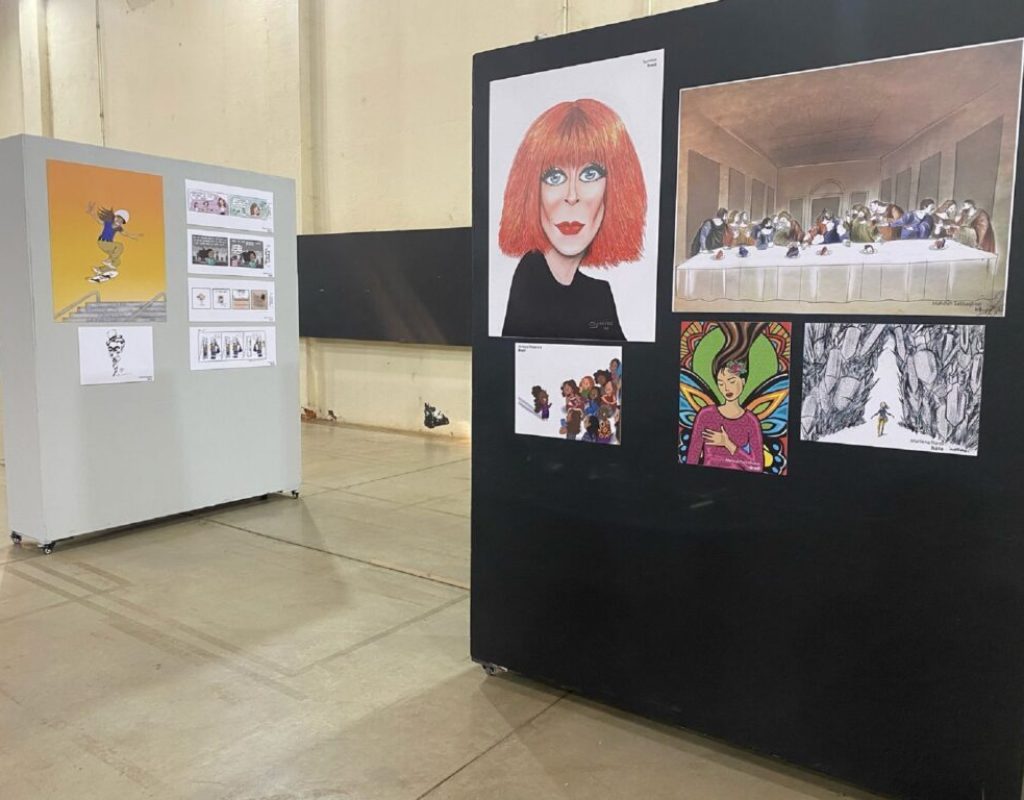 Batom, Lapis e o Que elas quiserem, exposição 2024.