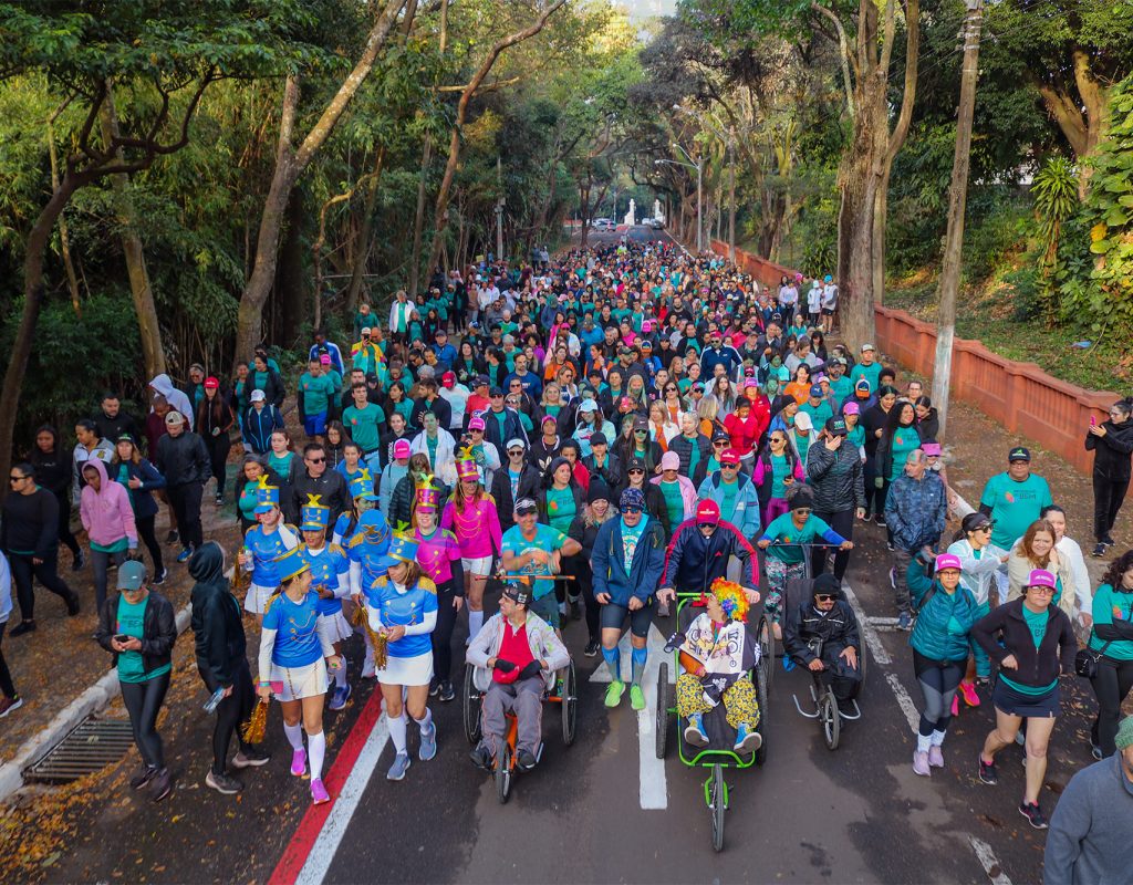 Caminhada Movimento do Bem Fussp recebe mais de 2 toneladas de alimentos