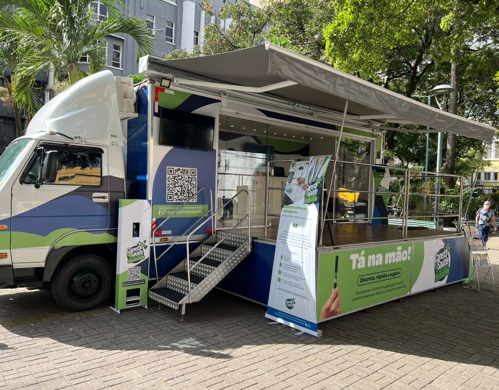 Caminhão ficará instalado na Praça José Bonifácio nos dias 28 e 29 de julho das 9h as 17h