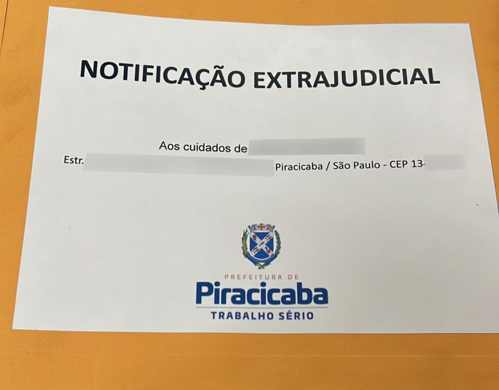 Correspondência falsa em nome da Prefeitura entregue a contribuinte