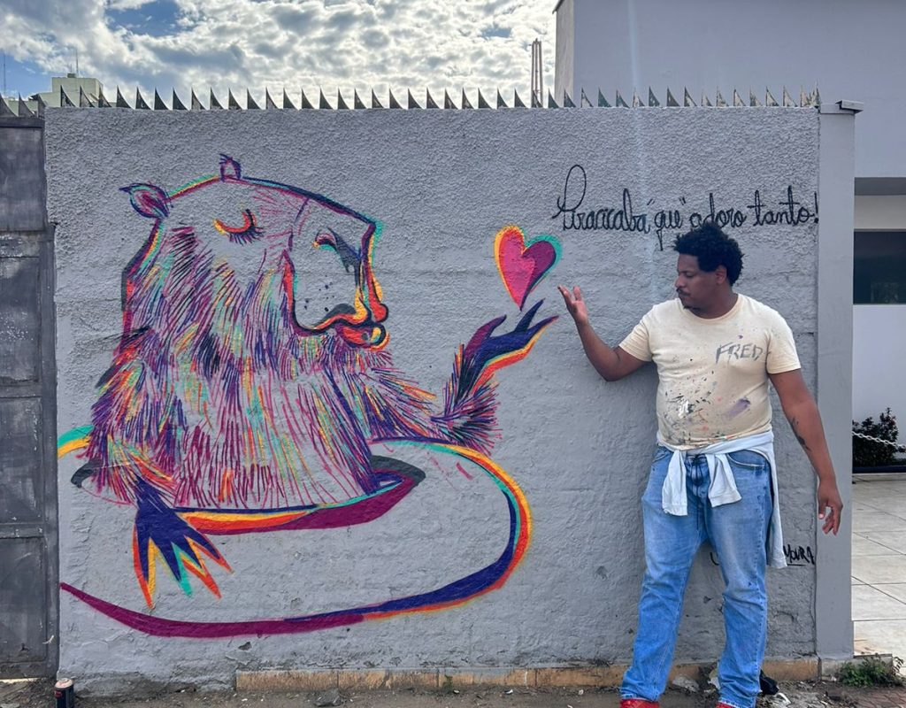 Diógenes Moura comanda duas oficinas de artes urbanas