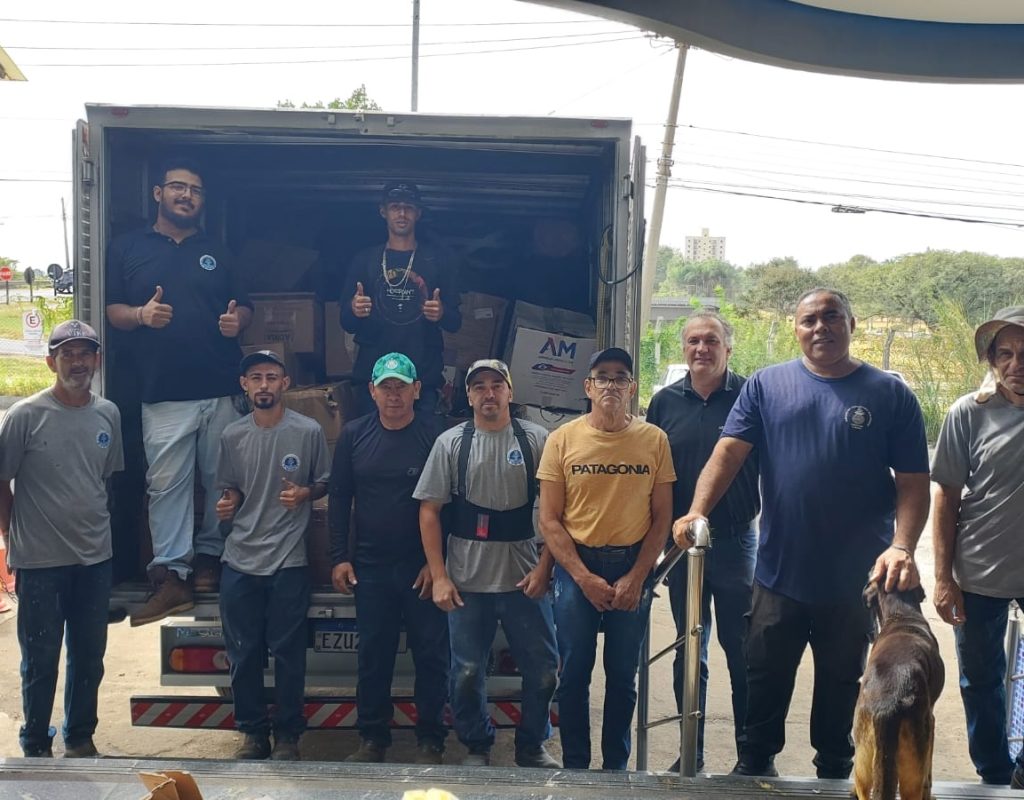 Foto: Ação solidária realizada pela equipe do Sindicato dos Trabalhadores Metalúrgicos de Piracicaba e Região