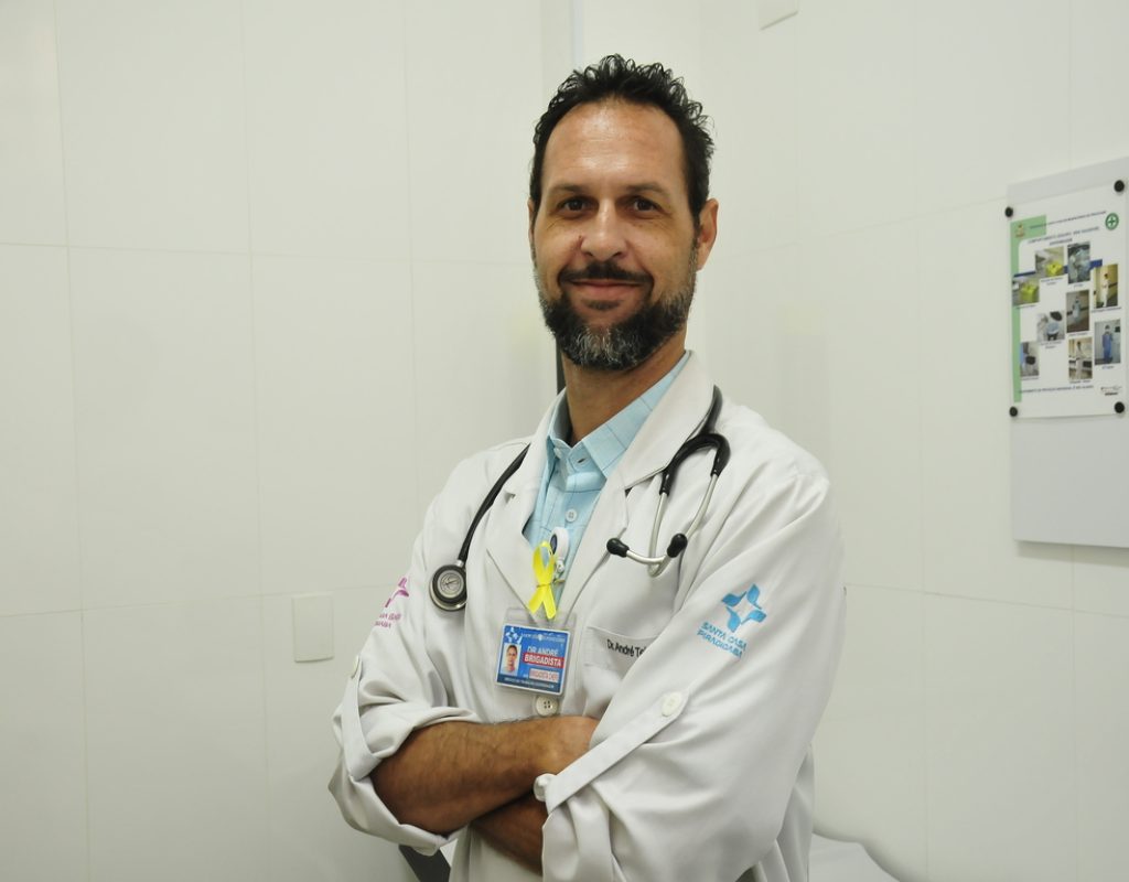 Andre Gusmão, médico do Trabalho da Santa Casa de Piracicaba