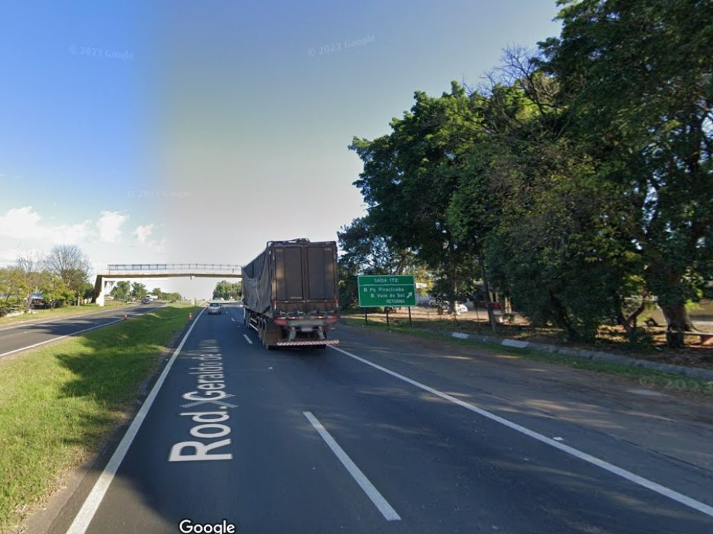 O km 171 da rodovia Geraldo de Barros fica próximo do acesso ao bairro Balbo