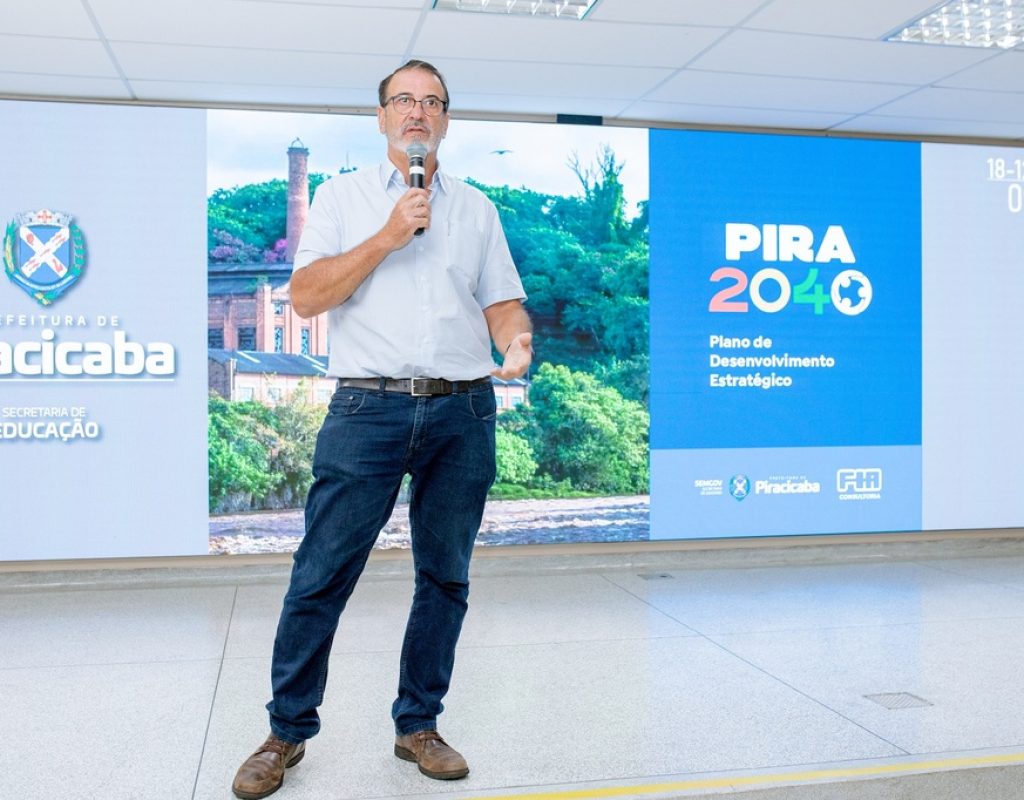 O prefeito Luciano Almeida ressaltou que o Pira 2040 é uma ferramenta para que todos possam participar. (Foto: Divulgação)