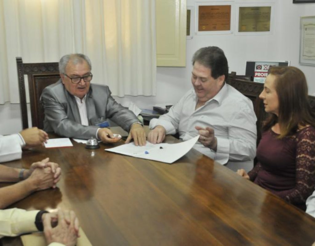 Roberto Morais em visita à Sta Casa