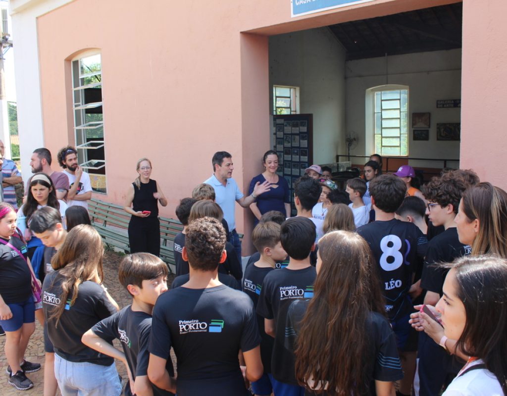 Ronald Pereira, presidente do Semae, durante uma das ações voltadas a estudantes realizadas no Museu da Água