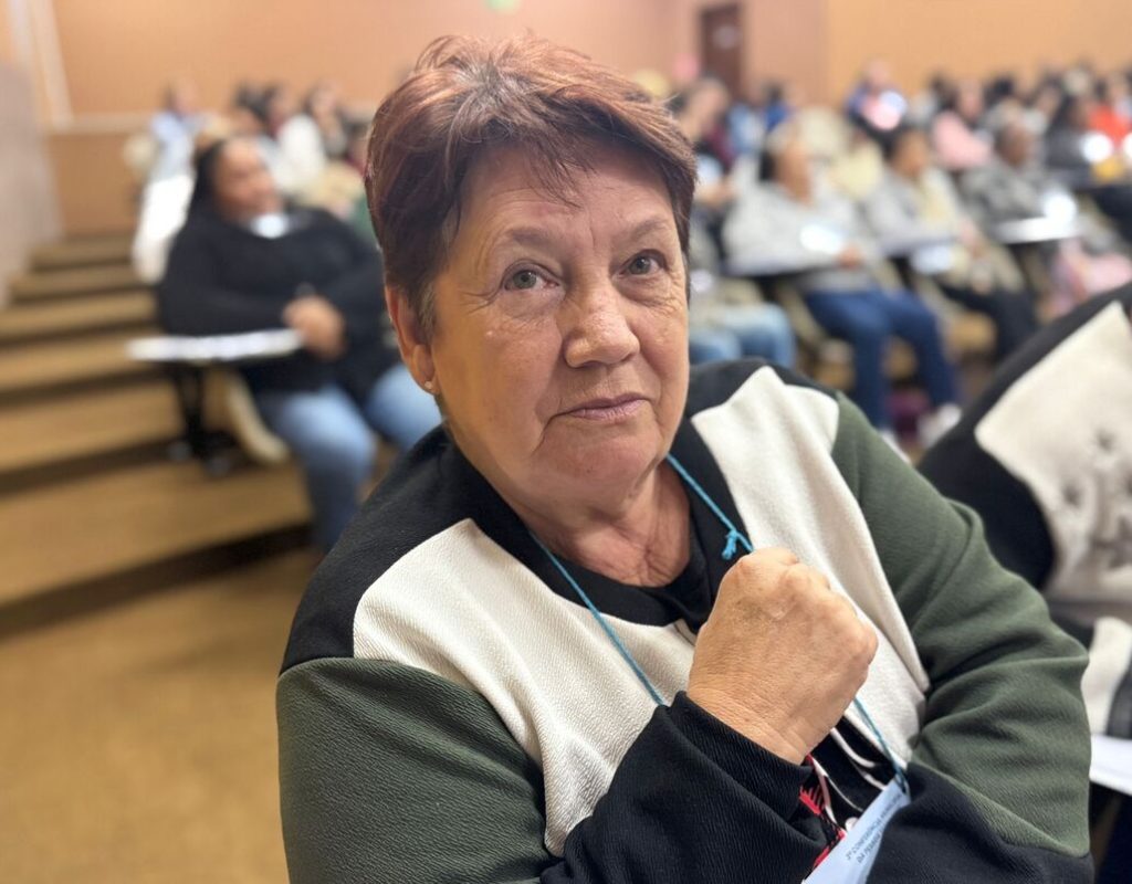 Rosângela Garcia Perez participou dos grupos de discussão na conferência