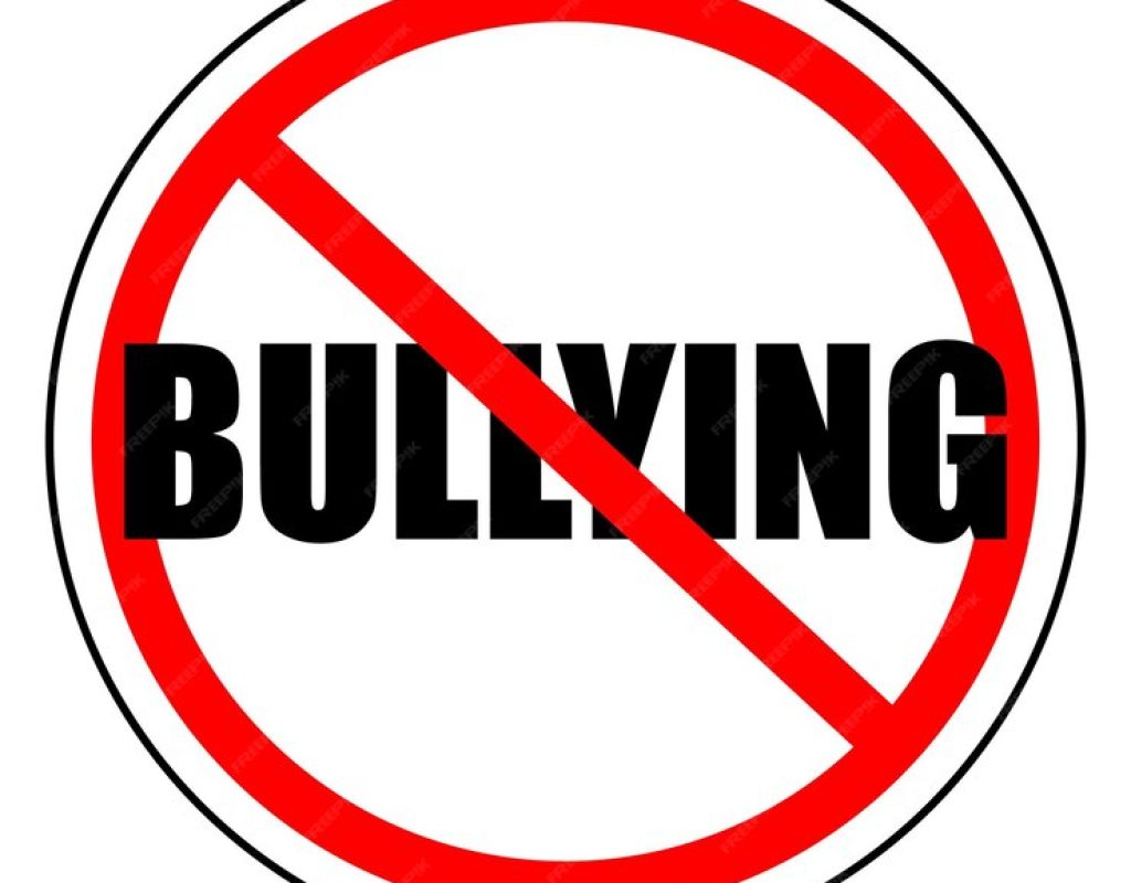 no-bullying-label-sign-vector_24886-1037