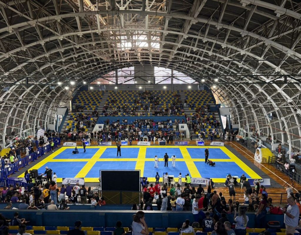 o Ginásio Municipal Waldemar Blatkauskas recebeu a segunda etapa da Copa Jiu-Jitsu Clube