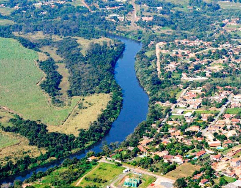 Rio Piracicaba em Santa Bárbara d'Oeste